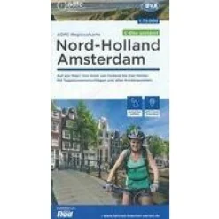 ADFC Radtourkarte Benelux|Fietskaart Noord Holland Amsterdam