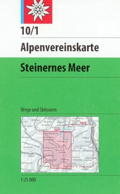 Alpenvereinskarte Oostenrijk|Topografische kaart 10/1 Steinernes Meer