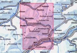 Alpenvereinskarte Oostenrijk|Wandel-skikaart 3/4 Lechtaler Alpen - Heiterwand