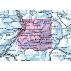 Alpenvereinskarte Oostenrijk|Wandel-skikaart 8 Kaisergebirge