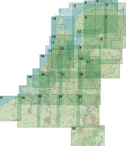 ANWB Benelux|Fietsknooppuntenkaart 18 Zuid-Hollandse Kust