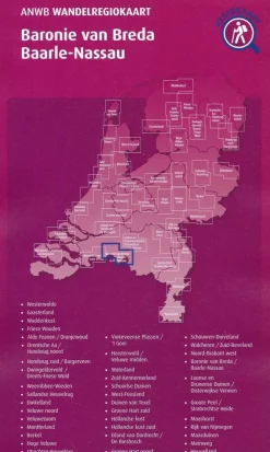 ANWB Benelux|Wandelregiokaart Veluwezoom