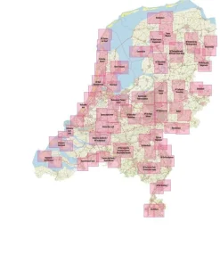 ANWB Benelux|Wandelregiokaart Waterland