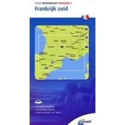 ANWB Frankrijk|Wegenkaart 3 Frankrijk zuid