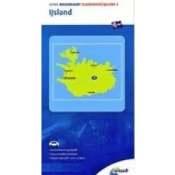 ANWB Scandinavië & Ijsland|Wegenkaart 2 Ijsland