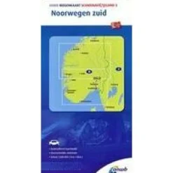 ANWB Instructieboeken|Wegenkaart 3 Noorwegen Zuid