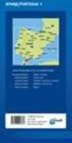 ANWB Spanje & Portugal|Wegenkaart 1 Spanje/Portugal