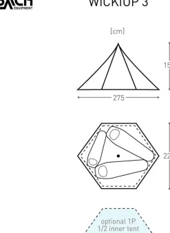 Bach Tenten|Wickiup 3 willow bough green