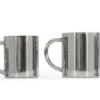 BasicNature Campingservies|Stainless steel thermo mug 0.1 liter espresso