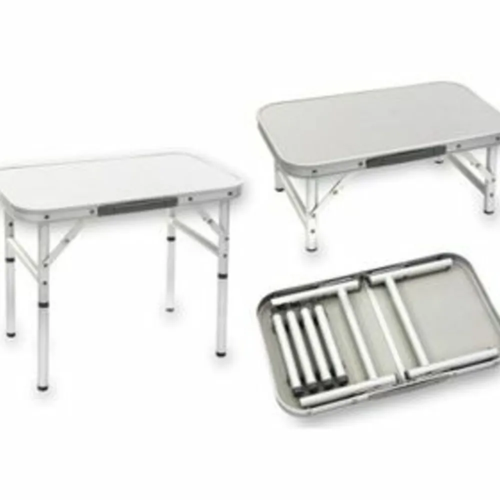 Bo-Camp Kampeermeubels|Campingtafeltje met afneembare poten 34x56x23/45