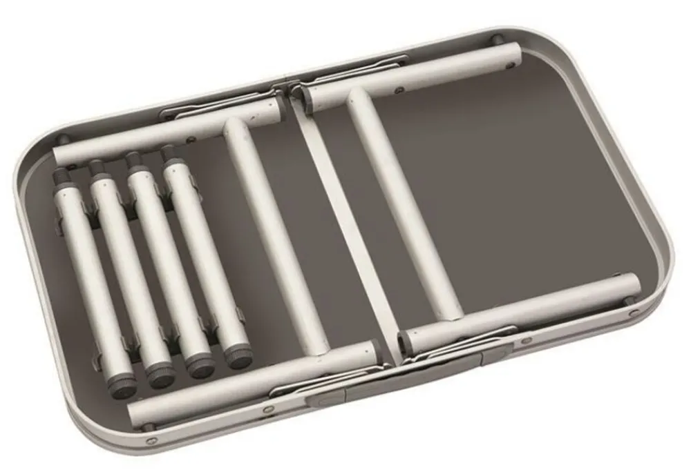 Bo-Camp Kampeermeubels|Campingtafeltje met afneembare poten 34x56x23/45