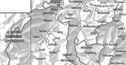 Bundesamt - Swisstopo Zwitserland|Skitoerkaart 245S Stans