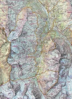 Bundesamt - Swisstopo Zwitserland|Frankrijk|Skitoerkaart 292s Mont Blanc - Chamonix