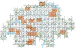 Bundesamt - Swisstopo Zwitserland|Topografische kaart 1178 Gross Litzner
