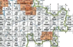Bundesamt - Swisstopo Zwitserland|Topografische kaart 1197 Davos