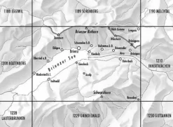 Bundesamt - Swisstopo Zwitserland|Topografische kaart 1209 Brienz