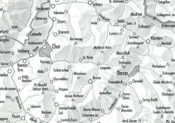 Bundesamt - Swisstopo Zwitserland|Topografische kaart 5002 Chur - Arosa - Davos