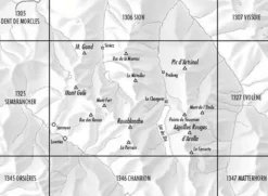 Bundesamt - Swisstopo Zwitserland|Topografische kaart 1326 Rosablanche