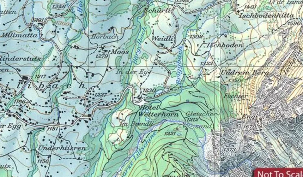 Bundesamt - Swisstopo Zwitserland|Topografische kaart 1348 Zermatt