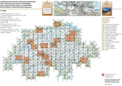Bundesamt - Swisstopo Zwitserland|Topografische kaart 1176 Schiers