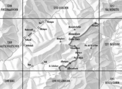 Bundesamt - Swisstopo Zwitserland|Topografische kaart 1270 Binntal