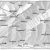 Bundesamt - Swisstopo Zwitserland|Topografische kaart 2527 Lötschental