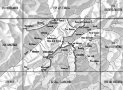 Bundesamt - Swisstopo Zwitserland|Topografische kaart 265 Nufenenpass
