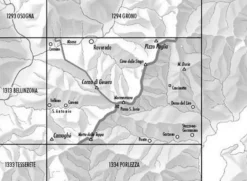 Bundesamt - Swisstopo Zwitserland|Topografische kaart 1314 Passo San Jorio