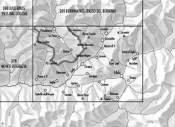 Bundesamt - Swisstopo Zwitserland|Italië & Malta|Topografische kaart 279 Brusio