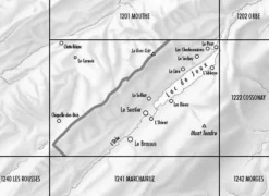 Bundesamt - Swisstopo Zwitserland|Topografische kaart 1221 Le Sentier