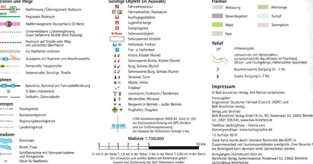 BVA ADFC Duitsland|Fietskaart 23 Bayerischer Wald - Donau