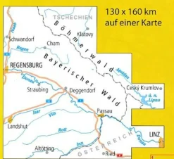 BVA ADFC Duitsland|Fietskaart 23 Bayerischer Wald - Donau