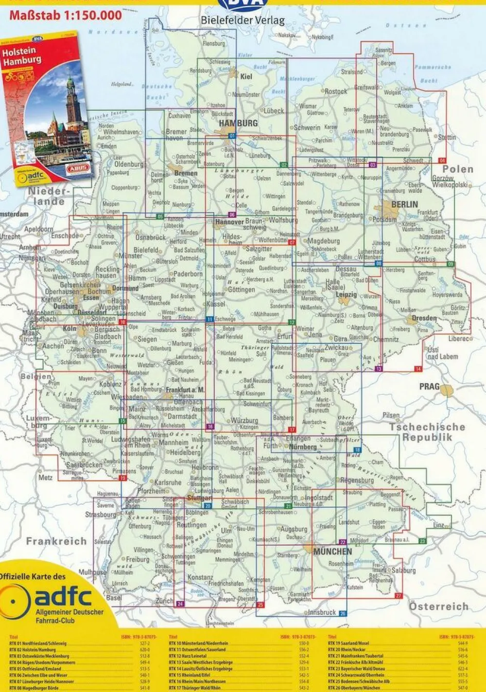BVA ADFC Duitsland|Fietskaart 23 Bayerischer Wald - Donau