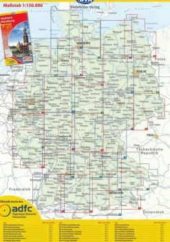 BVA-ADFC Duitsland|Fietskaart 16 Rhein Main Nordhessen