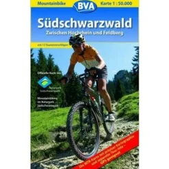 BVA-ADFC Fietsgidsen|Duitsland|MTB-kaart Zwartewoud-Zuid Hochrhein