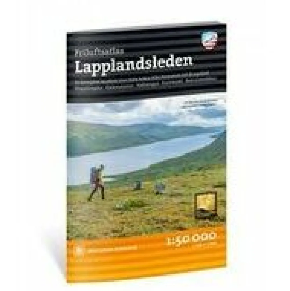 Calazo Scandinavië & Ijsland|Wandelgids Lapplandsleden 1:50000