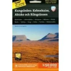 Calazo Scandinavië & Ijsland|Wandelkaart Kungsleden Kebnekaise Abisko Riksgrans