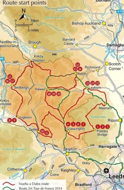 Cicerone Groot-Brittanië & Ierland|Fietsgids Cycling in the Yorkshire Dales