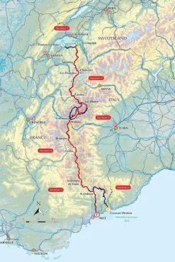 Cicerone Frankrijk|GR5 Trail Walking in the French Alps