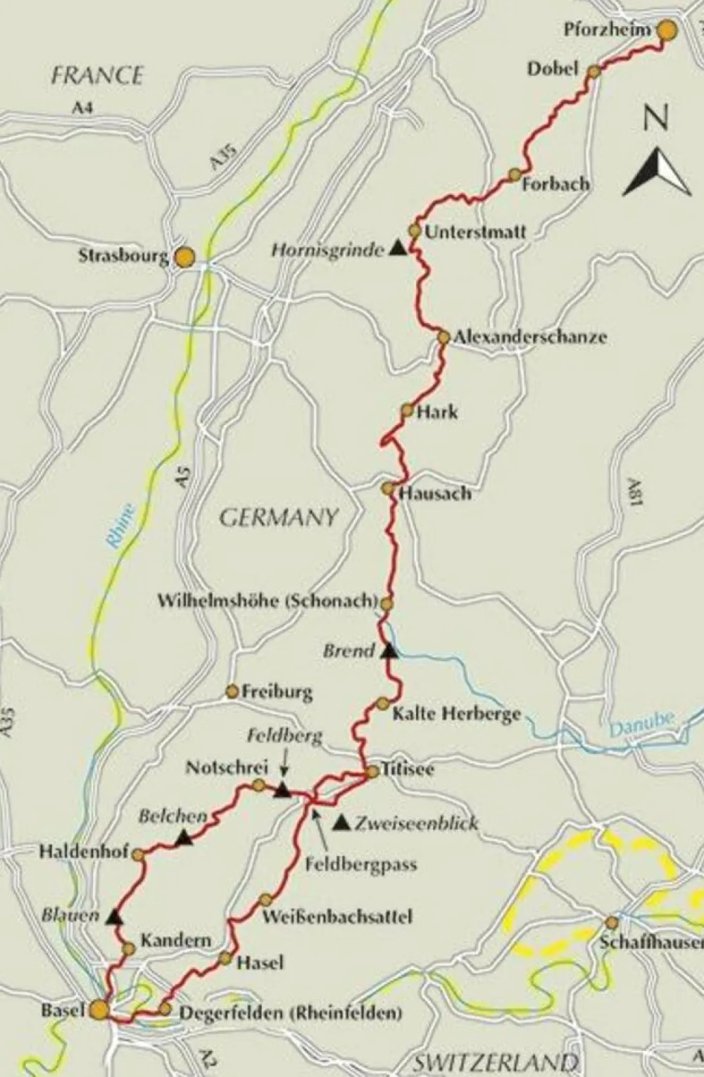 Cicerone Duitsland|Trekking the Westweg - Black Forest
