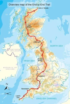 Cicerone Groot-Brittanië & Ierland|Wandelgids End to End Trail