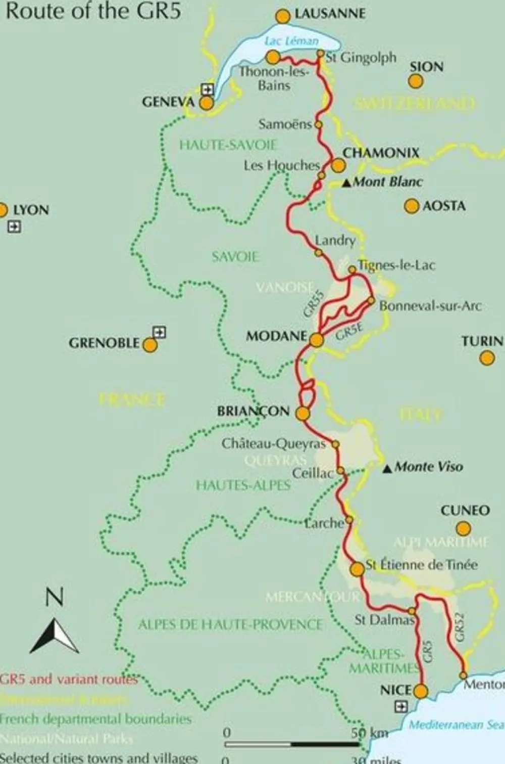 Cicerone Europa Algemeen|Wandelgids GR10 Trail