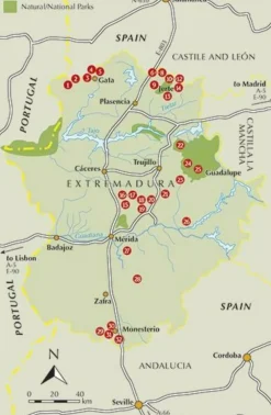 Cicerone Spanje & Portugal|Wandelgids Sierras of the Extremadura