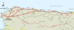 Cicerone Spanje & Portugal|Wandelgids The Camino Ingles and Ruta do Mar