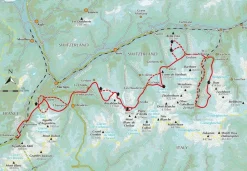 Cicerone Zwitserland|Frankrijk|Wandelgids Trekking Chamonix to Zermatt