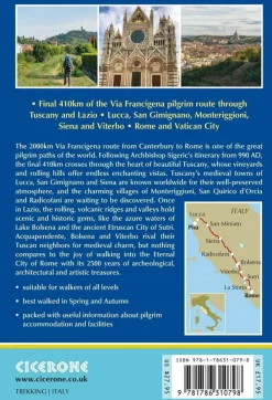 Cicerone Wandelen Naar Rome|Italië & Malta|Wandelgids Via Francigena Part 3