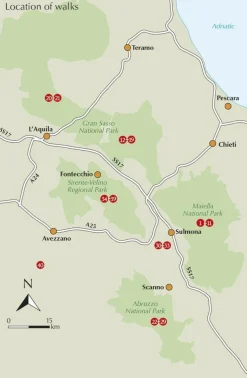 Cicerone Italië & Malta|Wandelgids Walking in Abruzzo