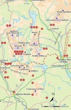 Cicerone Groot-Brittanië & Ierland|Wandelgids Walking the Galloway Hills