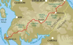 Cicerone Groot-Brittanië & Ierland|Wandelgids walking the Southern Upland Way
