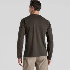 Heren Craghoppers Shirts Heren|Nosilife Abel Long Sleeved T-Shirt